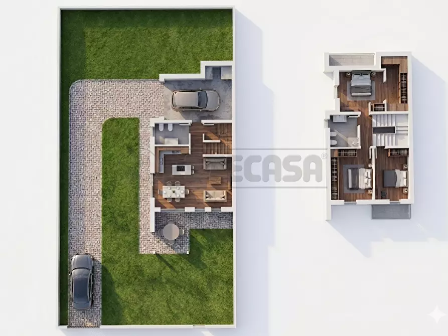 Immagine 3 di Porzione di casa in vendita  in Piazza Mercato a Nanto
