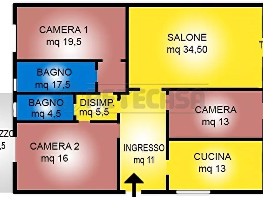 Immagine 15 di Trilocale in vendita  in Via dei Cairoli 24 a Vicenza