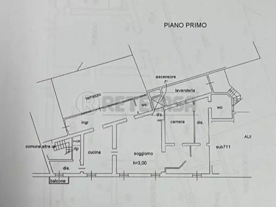 Immagine 2 di Quadrilocale in affitto  in via Tasso a Bergamo