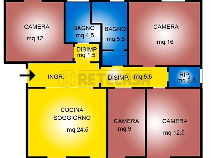 Immagine 3 di Stanza singola in affitto  in via A. Sandri 4 a Vicenza