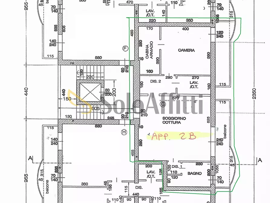 Immagine 18 di Bilocale in affitto  a Magnago