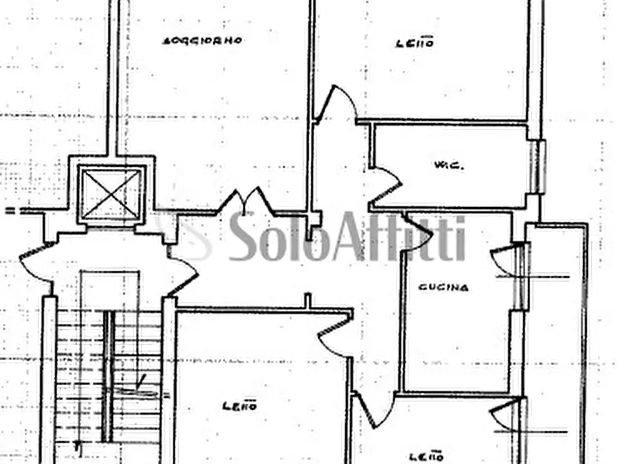 Immagine 20 di Quadrilocale in affitto  in Via Melpomene 44 a Roma