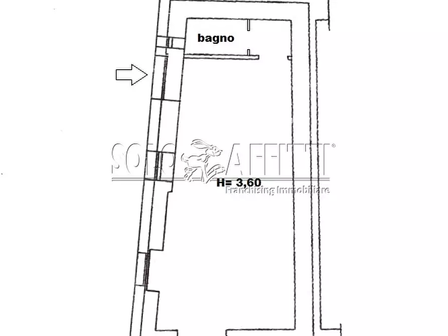 Immagine 8 di Locale commerciale in affitto  in Via Corace 7 a Catanzaro