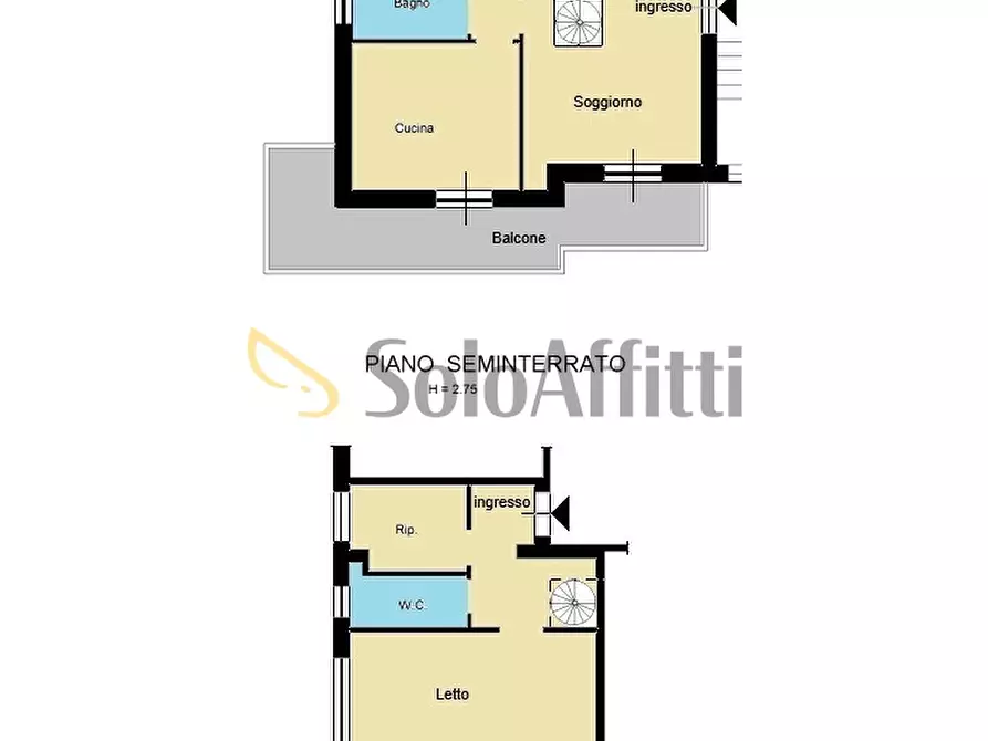 Immagine 18 di Trilocale in affitto  a Catanzaro