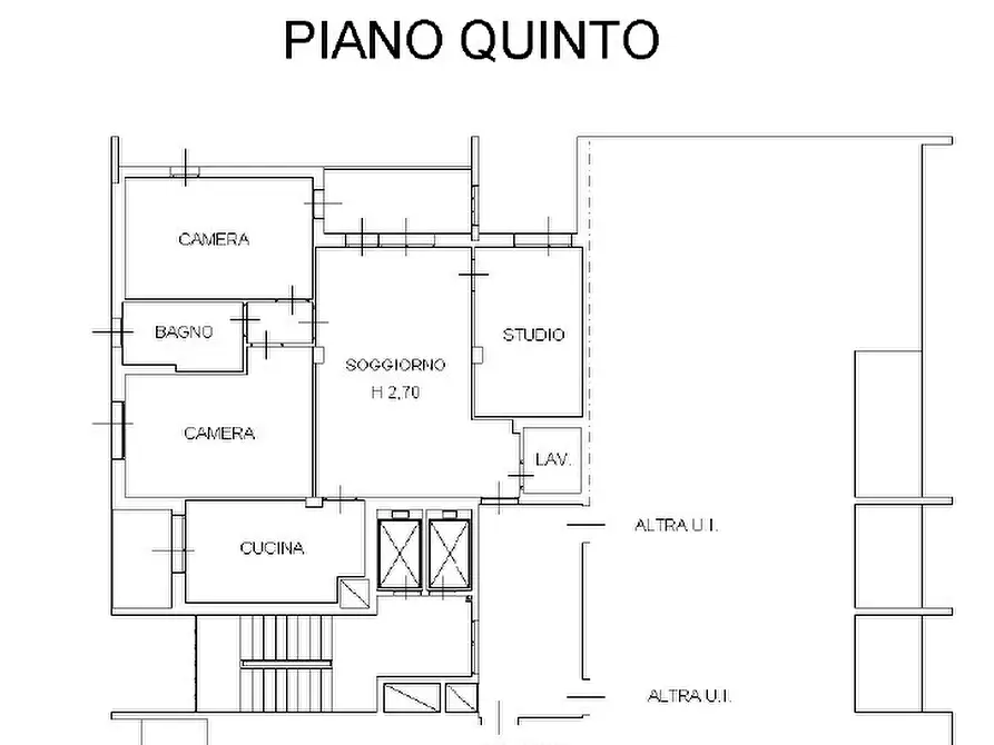 Immagine 28 di Quadrilocale in vendita  in Via Enrico Berlinguer 8 a Parma