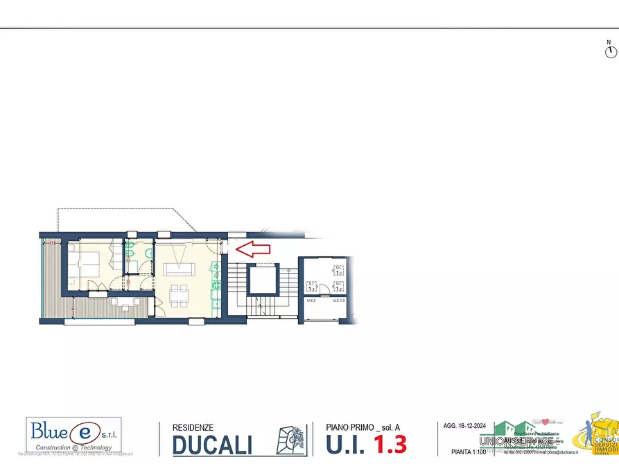 Immagine 6 di Bilocale in vendita  in Via Alberto Pasini a Parma