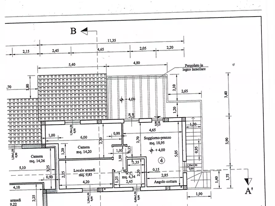 Immagine 22 di Villetta a schiera in vendita  in Via Pecorina a Sarzana