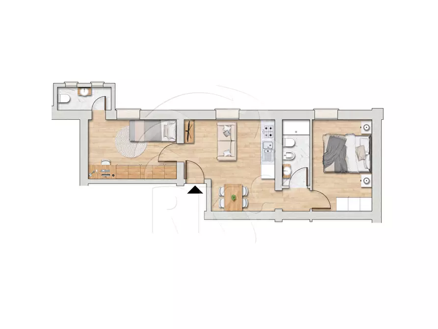 Immagine 10 di Trilocale in vendita  in Via del Greto 1 a Bologna