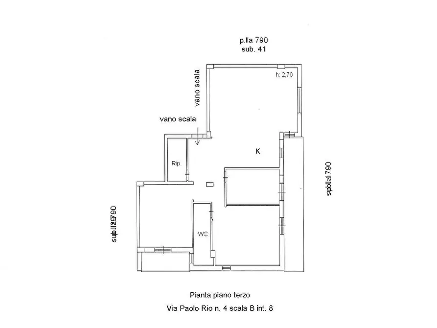 Immagine 13 di Appartamento in vendita  in via Rio 4 a Canicattini Bagni
