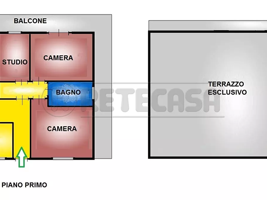 Immagine 2 di Trilocale in vendita  in Via Monte Tambura 30 a Viareggio