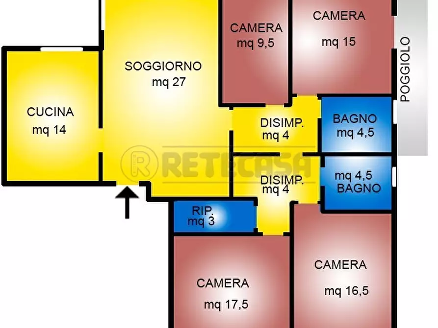 Immagine 31 di Trilocale in affitto  in Via delle Casermette a Vicenza