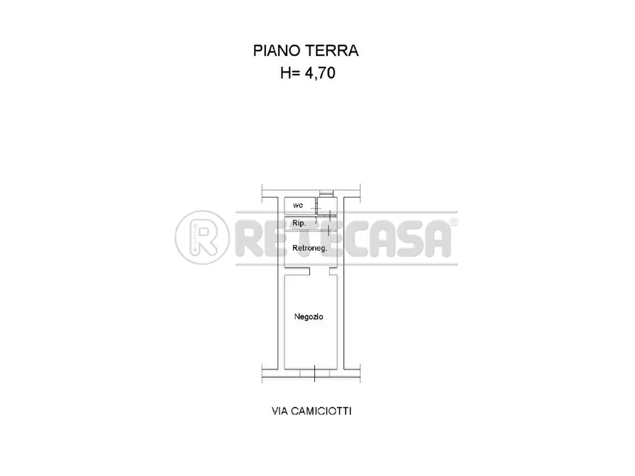 Immagine 11 di Locale commerciale in vendita  in Via Camiciotti 25 a Messina