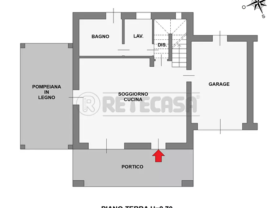 Immagine 22 di Villetta a schiera in vendita  in Via Villarappa 88 a Santa Giustina In Colle