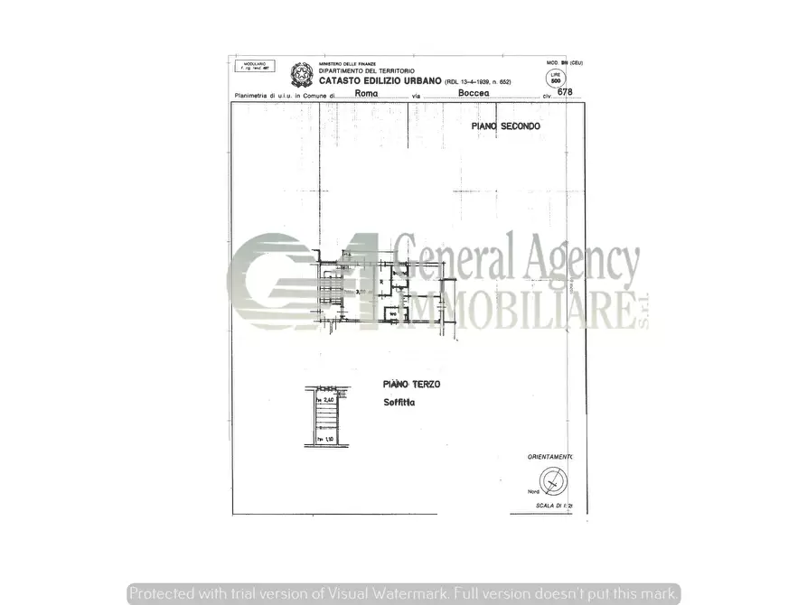 Immagine 45 di Quadrilocale in vendita  in Via di Boccea a Roma