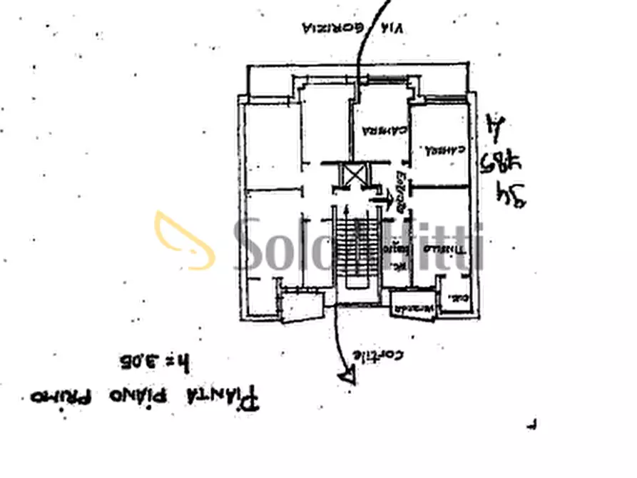 Immagine 22 di Trilocale in affitto  in Via Gorizia 199 a Torino