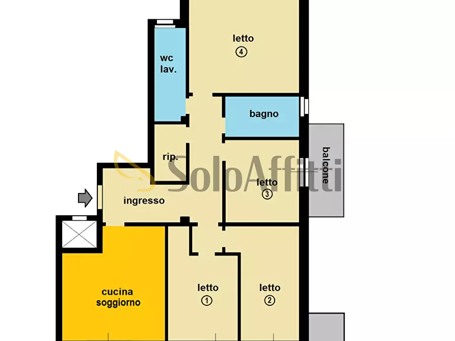 Immagine 20 di Stanza singola in affitto  a Catanzaro