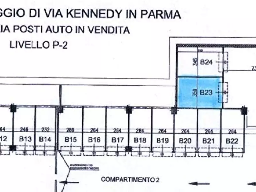 Immagine 14 di Garage in vendita  in Via John Fitzgerald Kennedy 71 a Parma