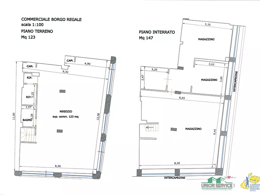 Immagine 12 di Locale commerciale in vendita  in Borgo Collegio Maria Luigia a Parma