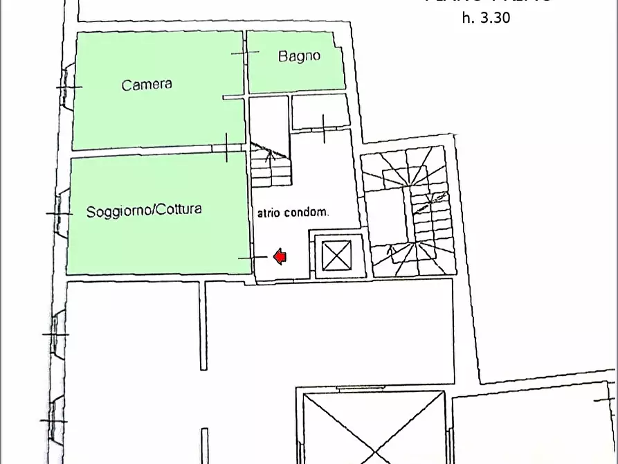 Immagine 19 di Bilocale in vendita  in Via Carlo Goldoni 5 a Parma