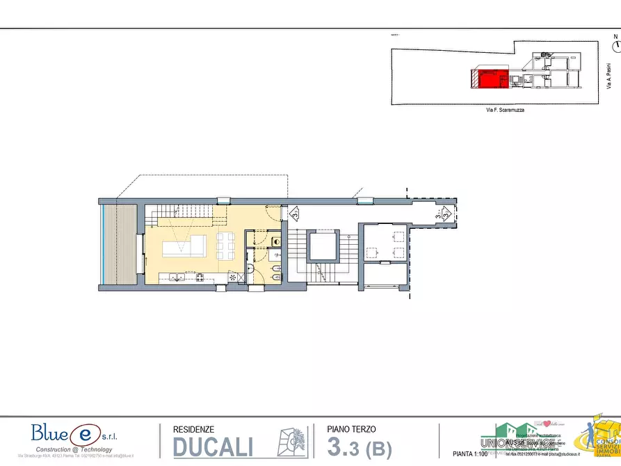 Immagine 6 di Trilocale in vendita  in Via Alberto Pasini a Parma