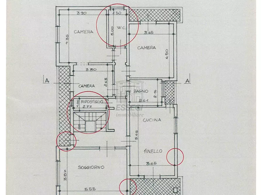 Immagine 18 di Villa in vendita  in Viale G. Puccini 1718 a Lucca