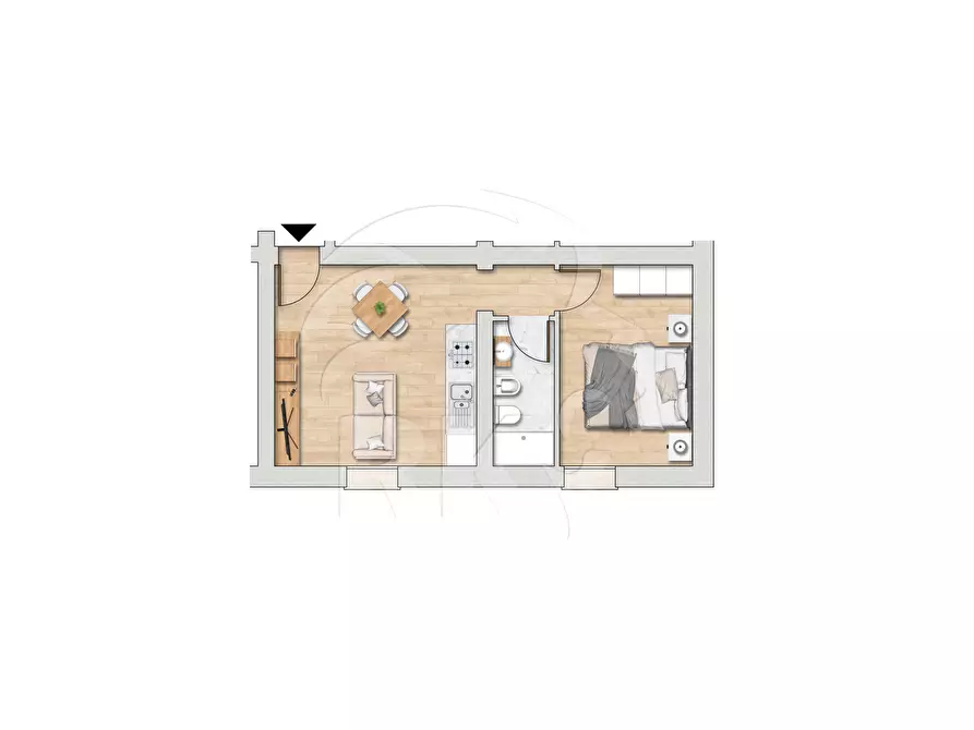 Immagine 11 di Bilocale in vendita  in Via del Greto 1 a Bologna