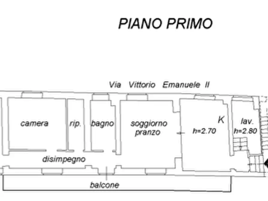 Immagine 28 di Porzione di casa in vendita  in Via Vittorio Emanuele II 29 a Vicolungo