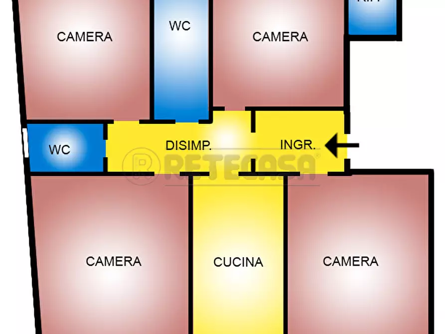 Immagine 22 di Quadrilocale in vendita  in VIA RUGGERO SETTIMO 50 a Caltanissetta