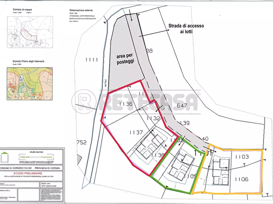 Immagine 2 di Terreno edificabile in vendita  in Via Tovi a Cornedo Vicentino