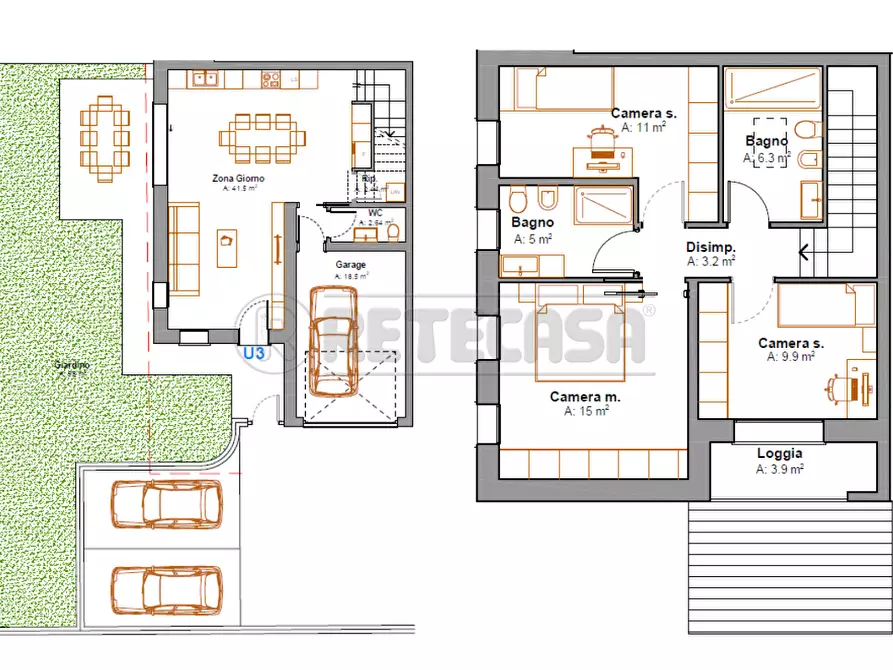 Immagine 24 di Porzione di casa in vendita  a Vicenza