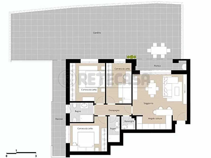 Immagine 1 di Quadrilocale in vendita  a Pescara