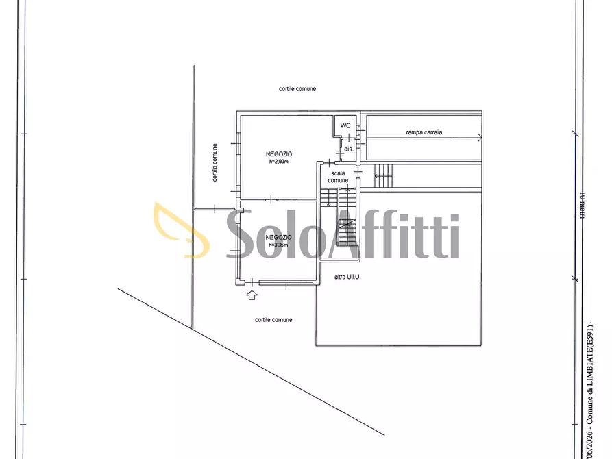 Immagine 3 di Locale commerciale in affitto  in Via Leonardo Da Vinci 35 a Limbiate