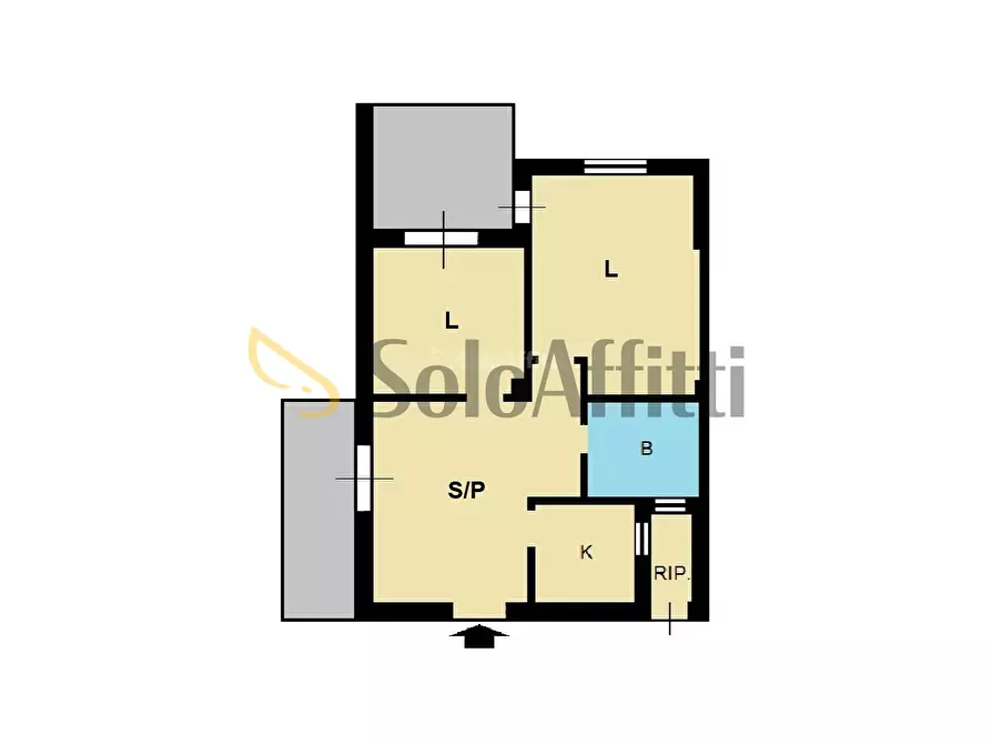 Immagine 19 di Trilocale in affitto  a Montauro