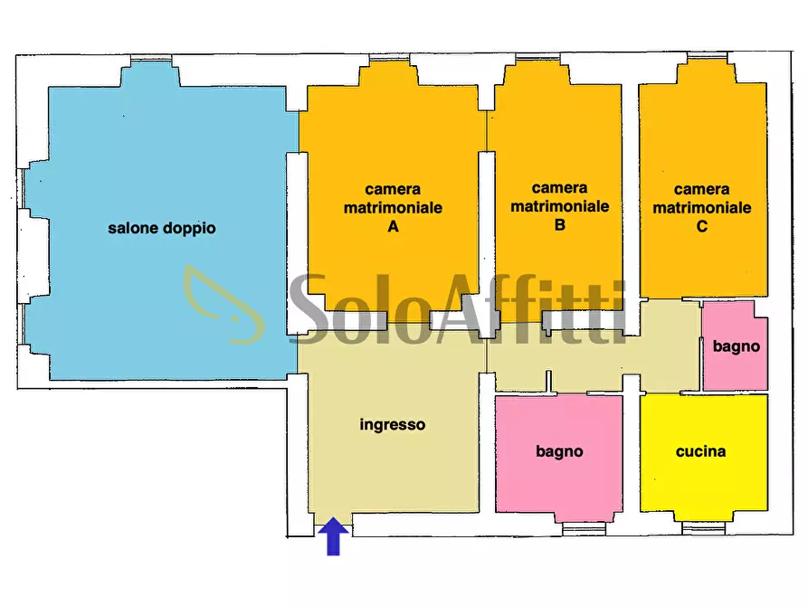 Immagine 38 di Pentalocale in affitto  in Via Fabio Massimo 72 a Roma