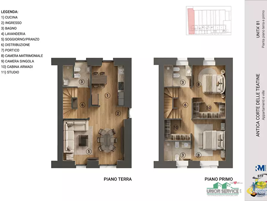Immagine 4 di Porzione di casa in vendita  in Strada Consortile 11 a Collecchio