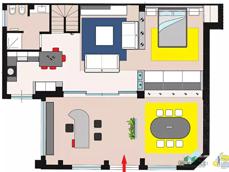 Immagine 1 di Trilocale in vendita  in Piazza Borsellino e Falcone 4 a Salsomaggiore Terme