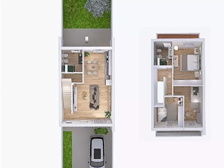 Immagine 19 di Villetta a schiera in vendita  a San Sperate