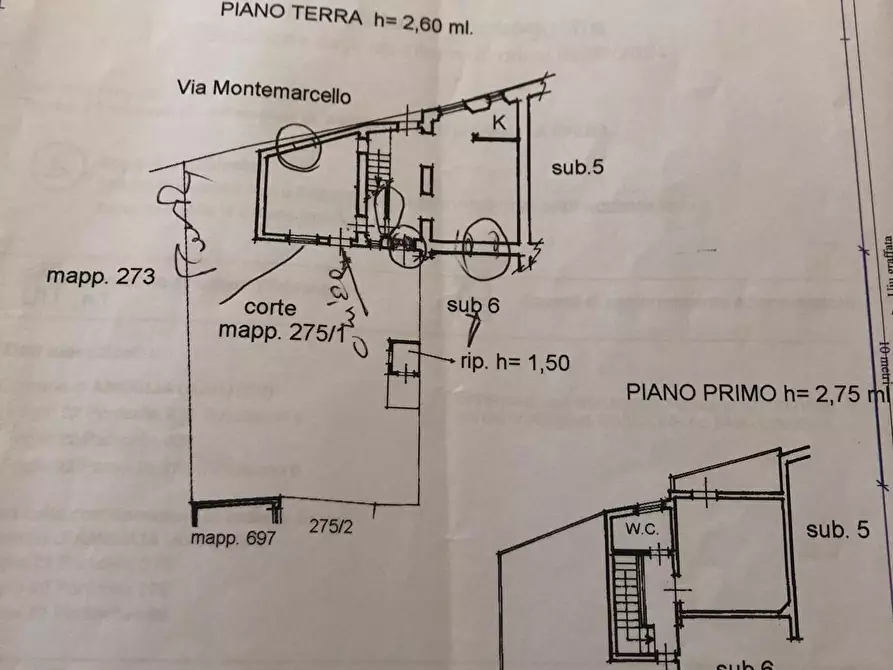 Immagine 19 di Porzione di casa in vendita  a Ameglia