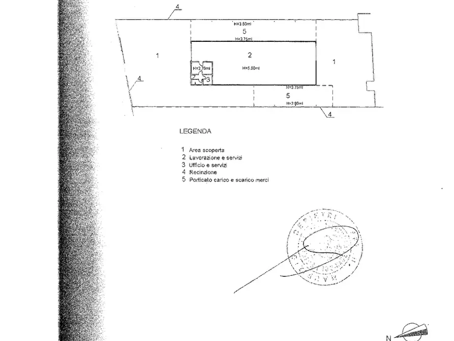 Immagine 2 di Capannone industriale in affitto  a Carrara
