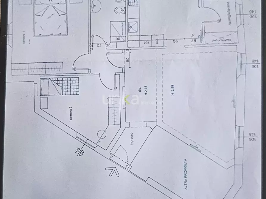 Immagine 2 di Appartamento in vendita  in Via Roma snc a Jesi