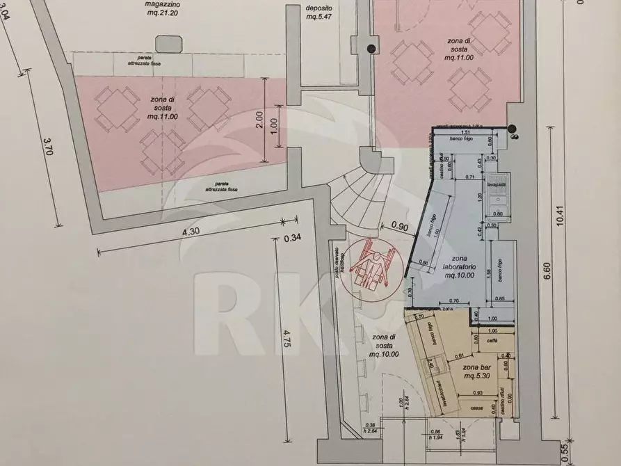 Immagine 9 di Locale commerciale in affitto  in Via Petroni 1/B a Bologna