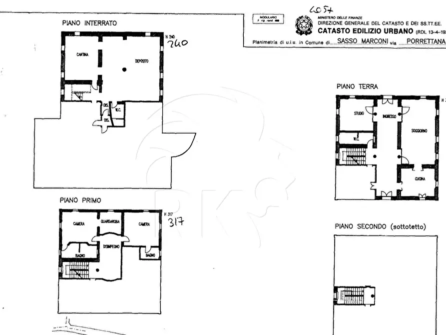 Immagine 48 di Villa in vendita  in via Porrettana 242 a Sasso Marconi