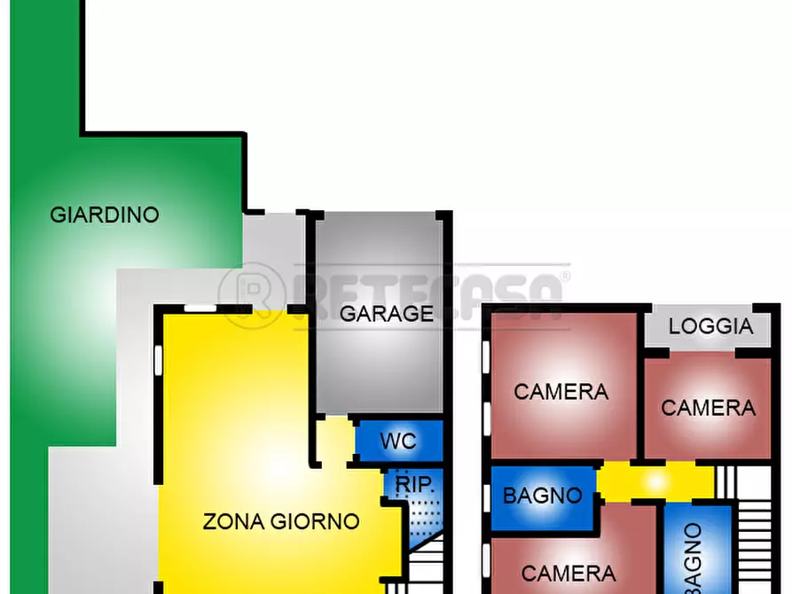 Immagine 22 di Porzione di casa in vendita  in via Mistrorigo a Arcugnano