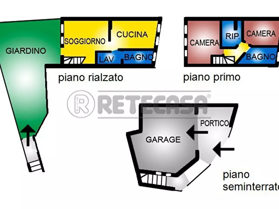 Immagine 4 di Casa semindipendente in vendita  in Via San Nicolò 23 a Trissino