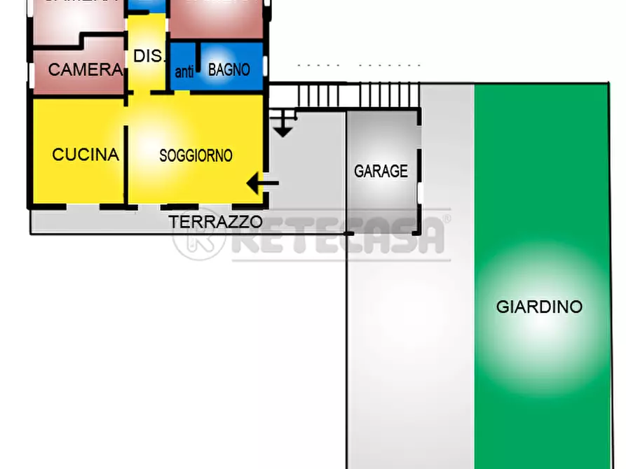 Immagine 6 di Casa semindipendente in vendita  a Borgoricco