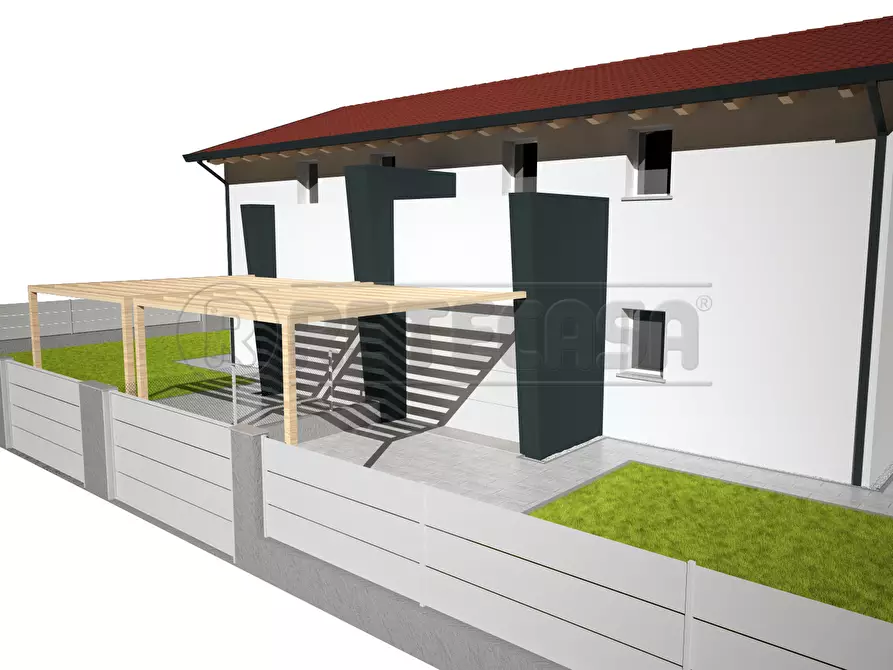 Immagine 2 di Porzione di casa in vendita  a Santa Maria Di Sala