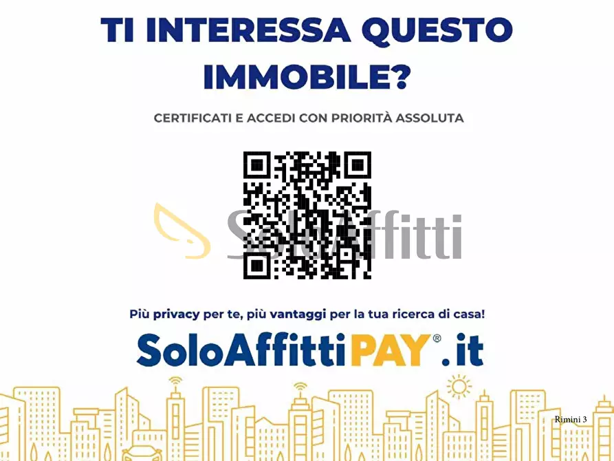 Immagine 19 di Trilocale in affitto  in Viale Costantinopoli 29 a Rimini