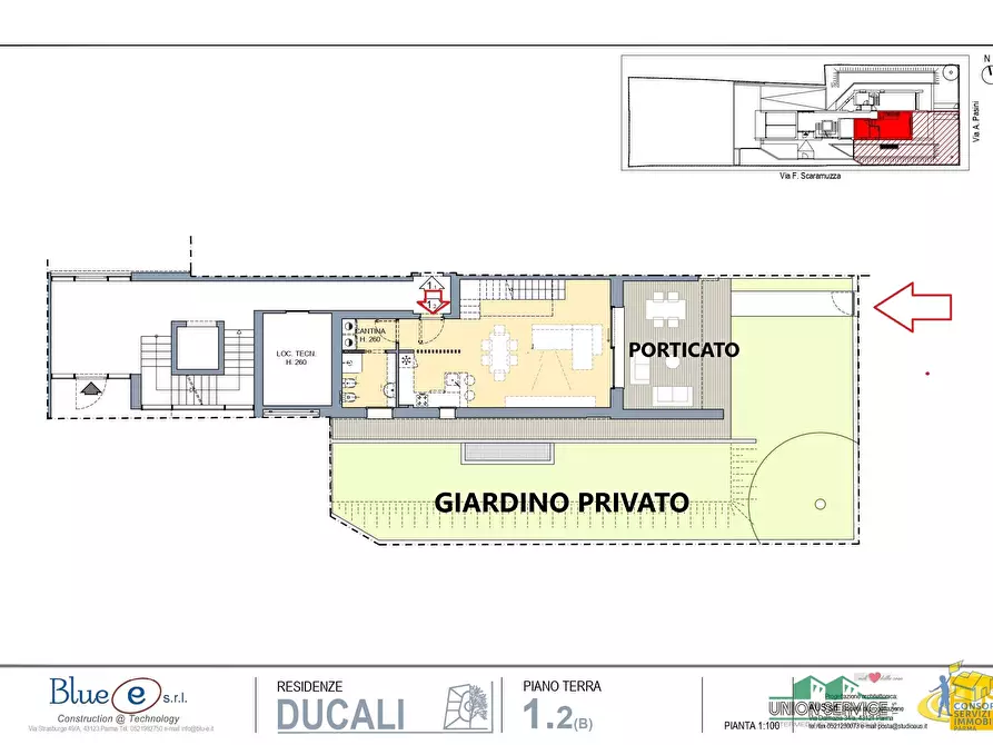 Immagine 12 di Quadrilocale in vendita  in Via Alberto Pasini a Parma
