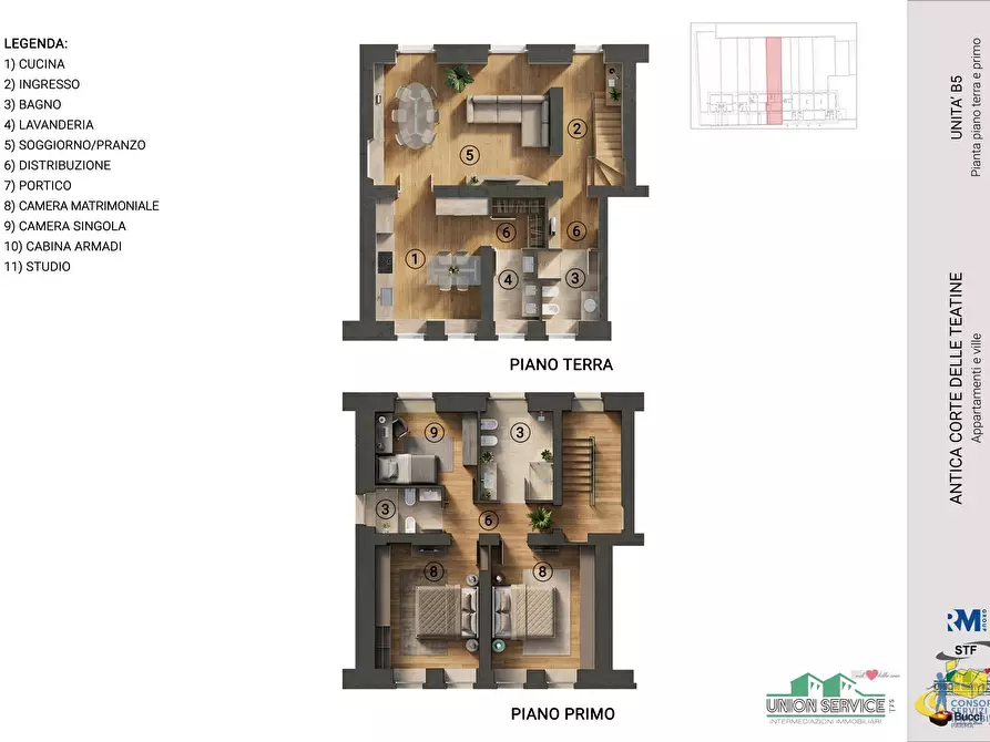 Immagine 11 di Porzione di casa in vendita  in Strada Consortile 11 a Collecchio