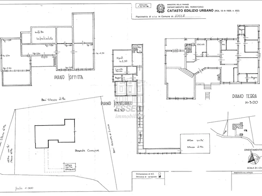 Immagine 49 di Villa in vendita  in Via dei Poveri Vecchi 749 a Lucca